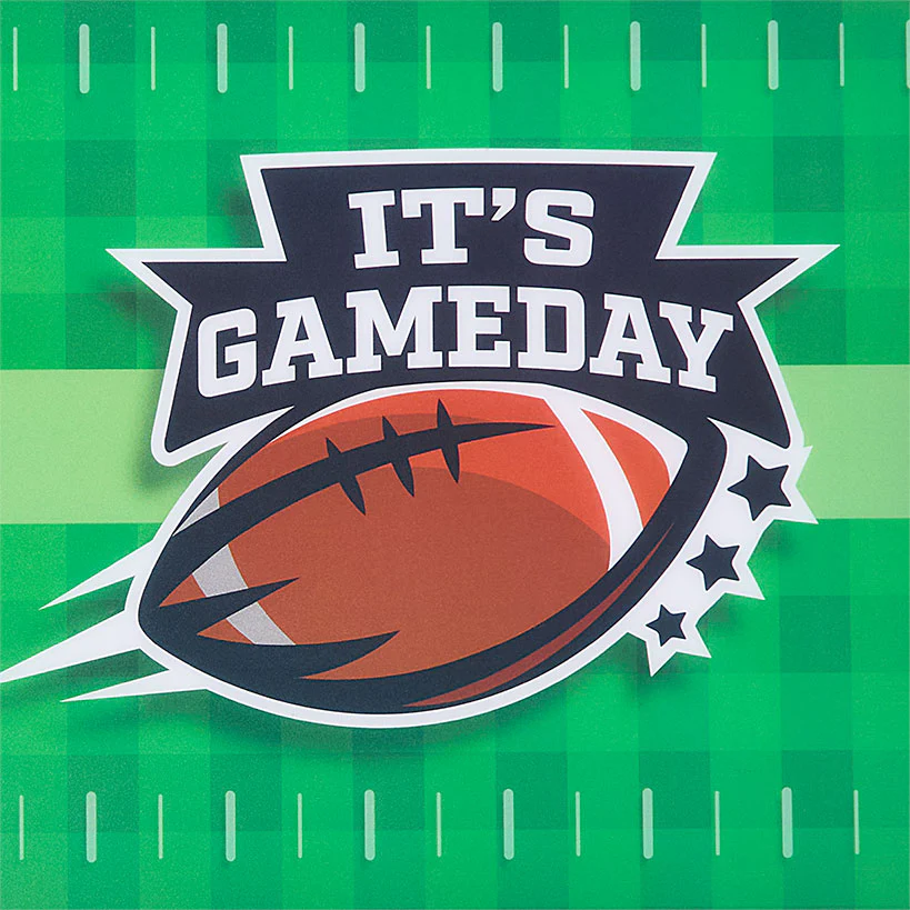 Plastic Cutting Board with Football Icon for Game Day - Image 3