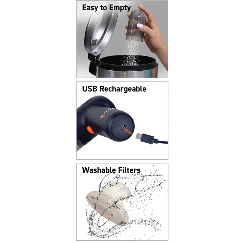 Pocket Vac™ Cordless Portable Handheld Vacuum - Image 8