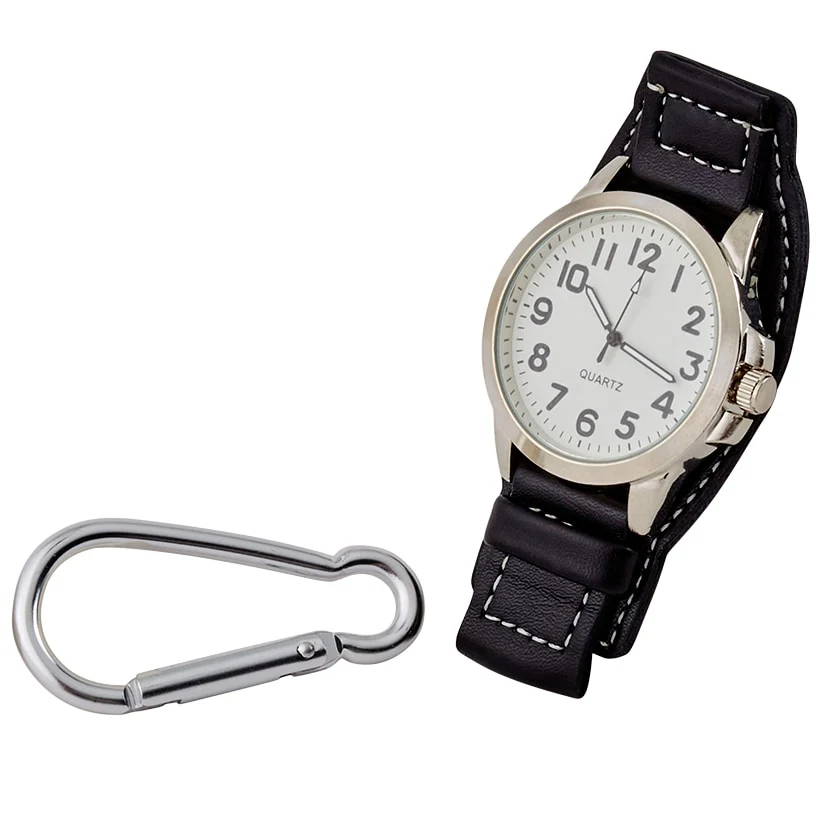 Pocket Watch with Carabiner Analog Watch - Image 2