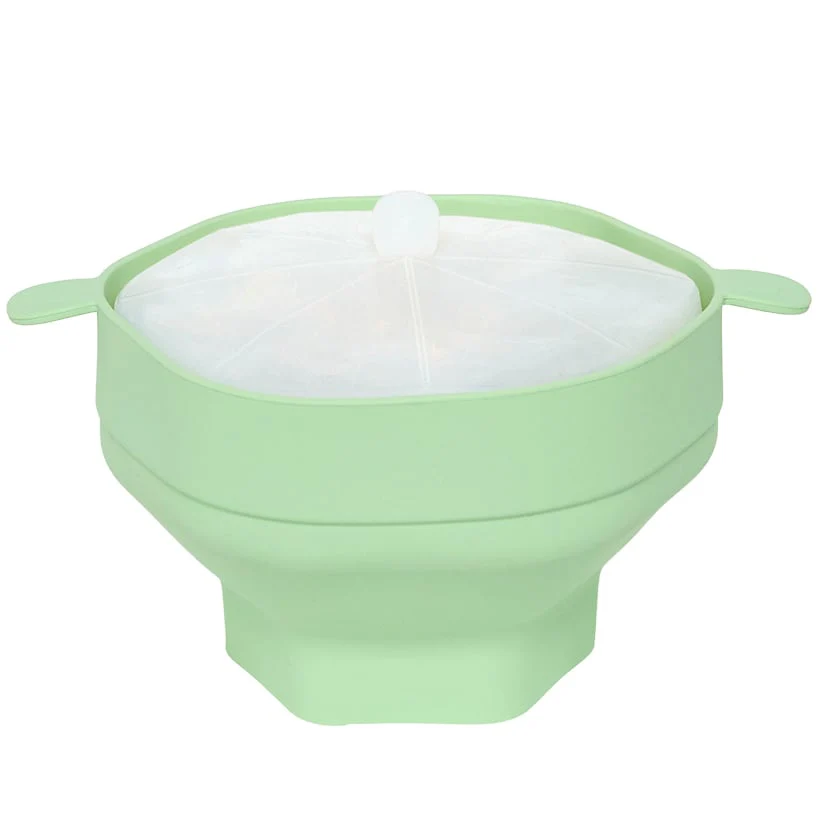 Popcorn Bucket in Collapsible Silicone - Microwave Safe