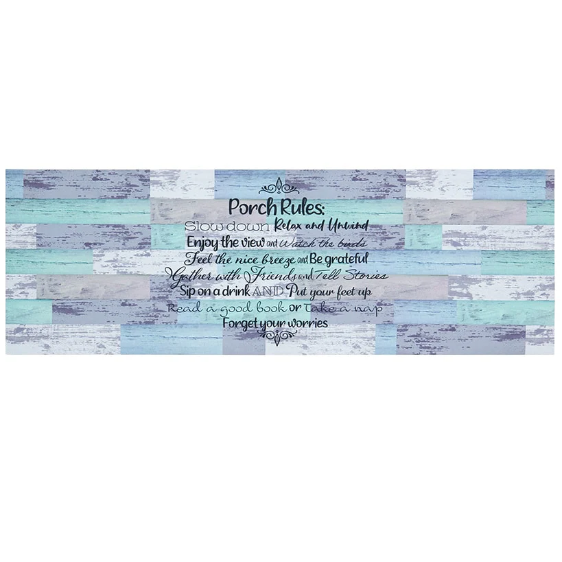 Porch Rules Indoor/Outdoor Area, Accent, or Runner Rug - Image 6