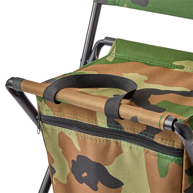 Portable Folding Outdoor Chair Lightweight Insulated Bag Camo Print - Image 4