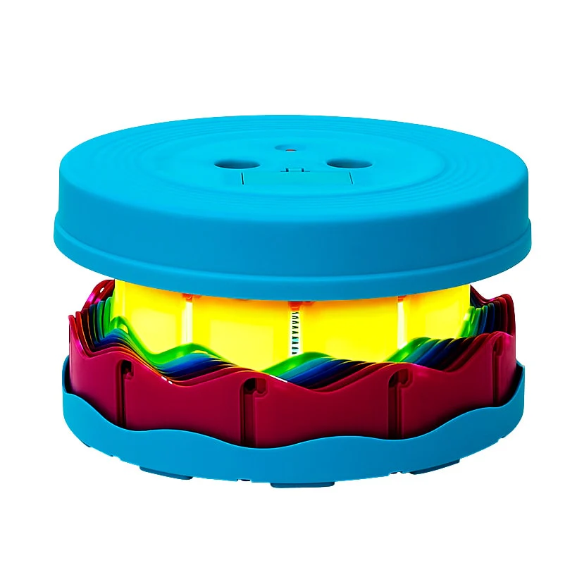Portable Folding Stool With LED Light Height Adjustable Retractable - Image 3