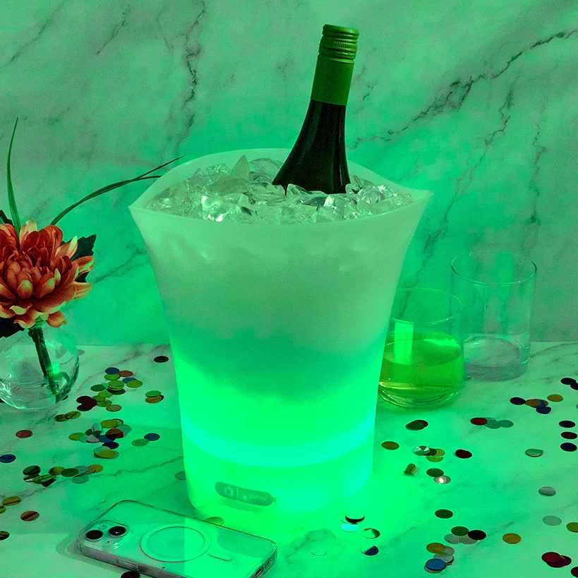 Portable LED Ice Bucket with Built In Wireless Bluetooth Speaker - Image 8