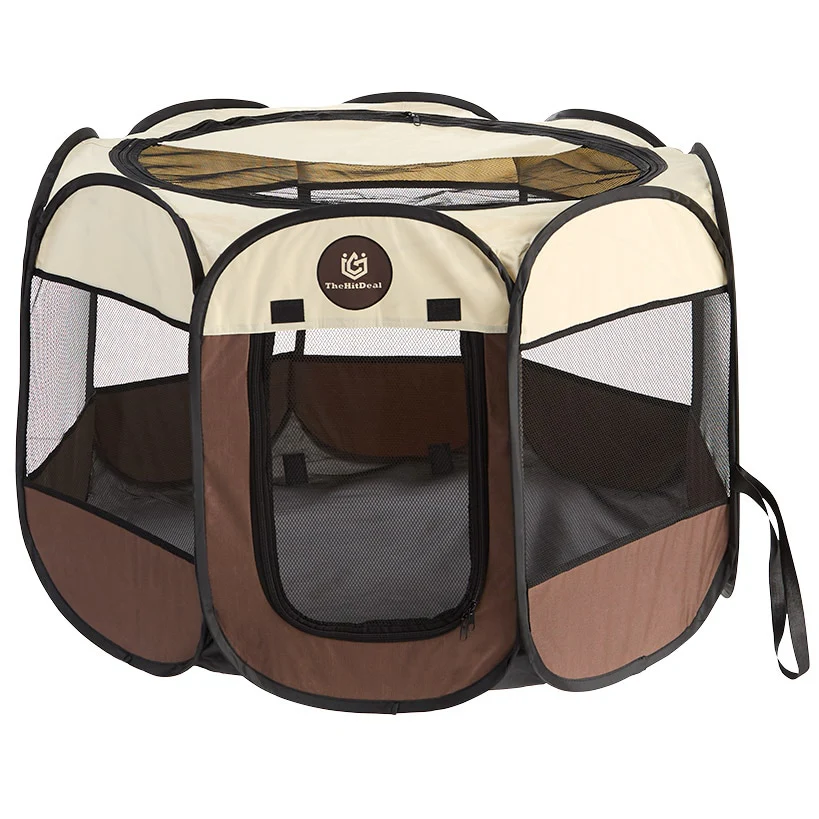 Portable Pet Playpen - Indoor/Outdoor Use with Carry Bag - Image 5
