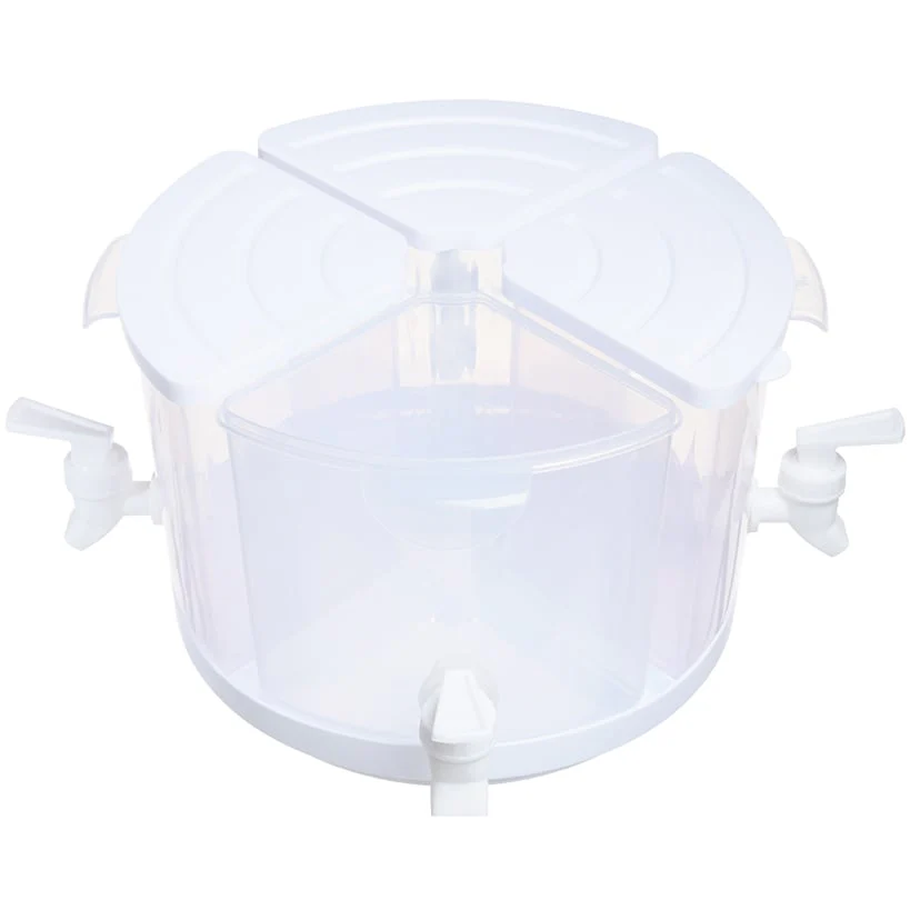 Rotating Plastic Beverage Drink Dispenser - 4 Separate Compartments - Image 3