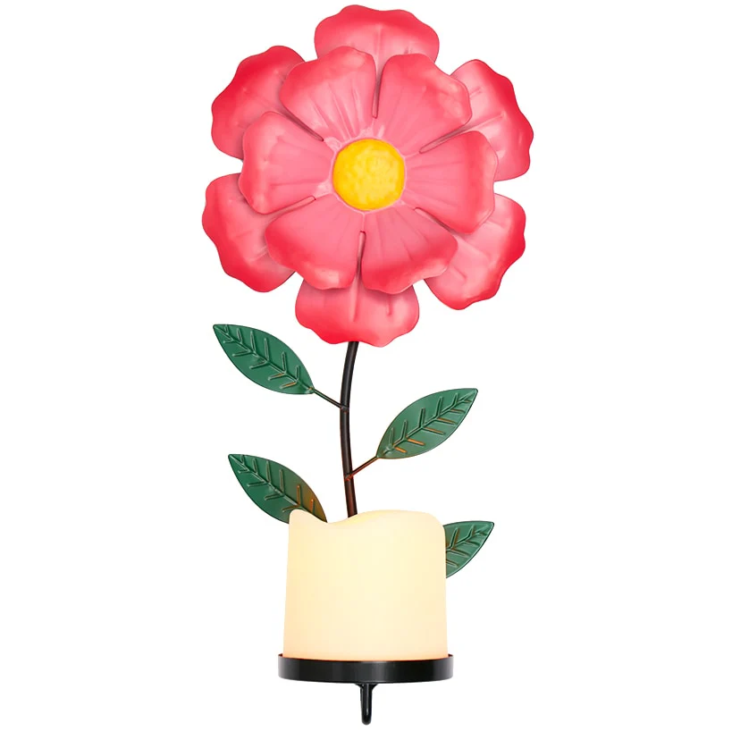 Sconce Flower LED Candle In Daisy Forget Me Not Hibiscus Or Sunflower - Image 8