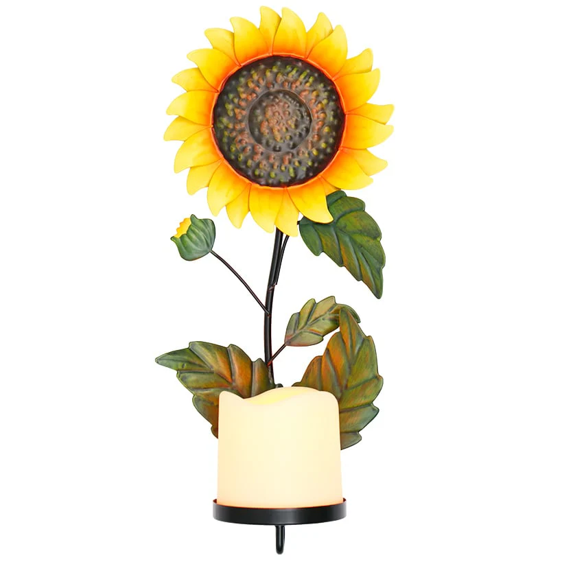 Sconce Flower LED Candle In Daisy Forget Me Not Hibiscus Or Sunflower - Image 9