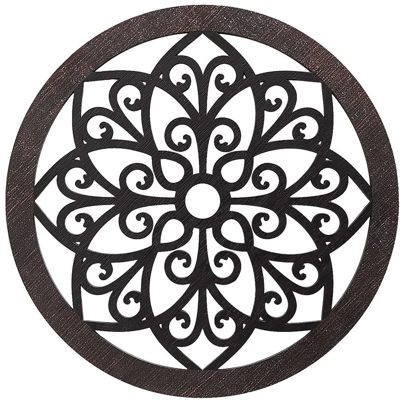 Scrolled Wall Medallion Elegant Metal Wall Art Decor - Image 8