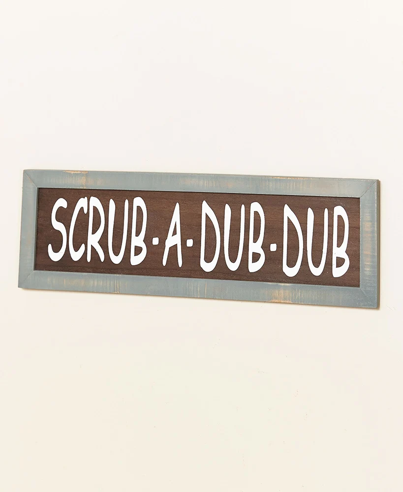 Scrub-a-Dub-Dub Sign