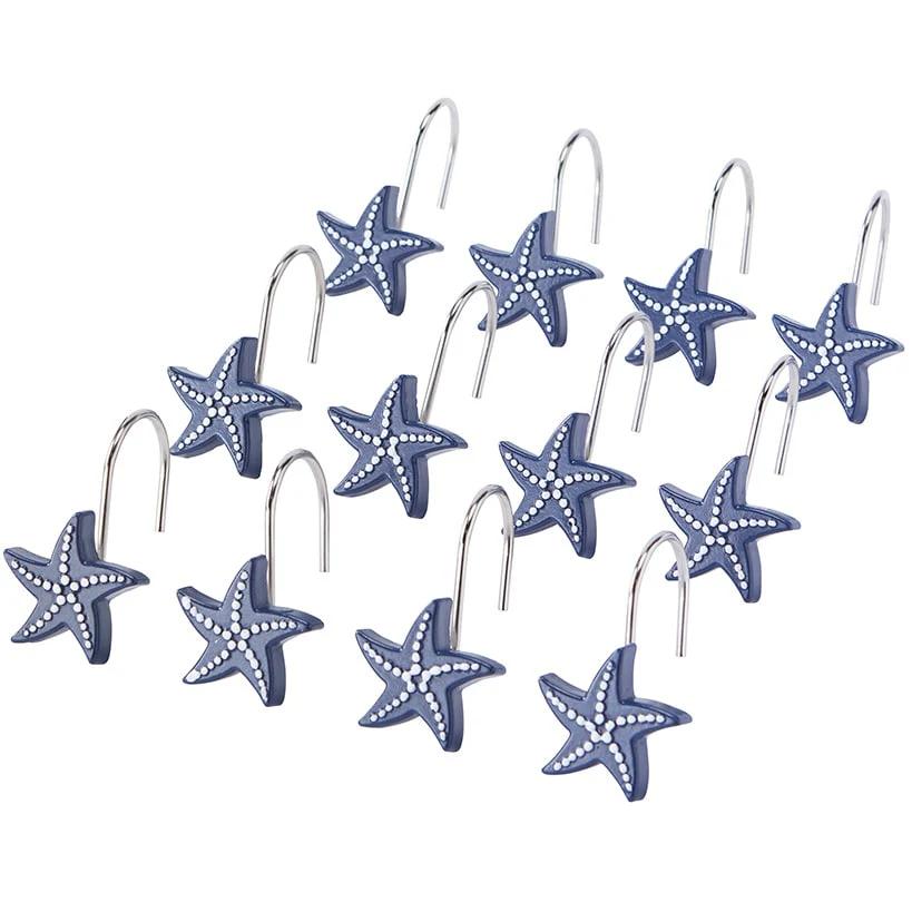 Seashell Shower Curtain or Shower Hooks Set of 12 - Image 5