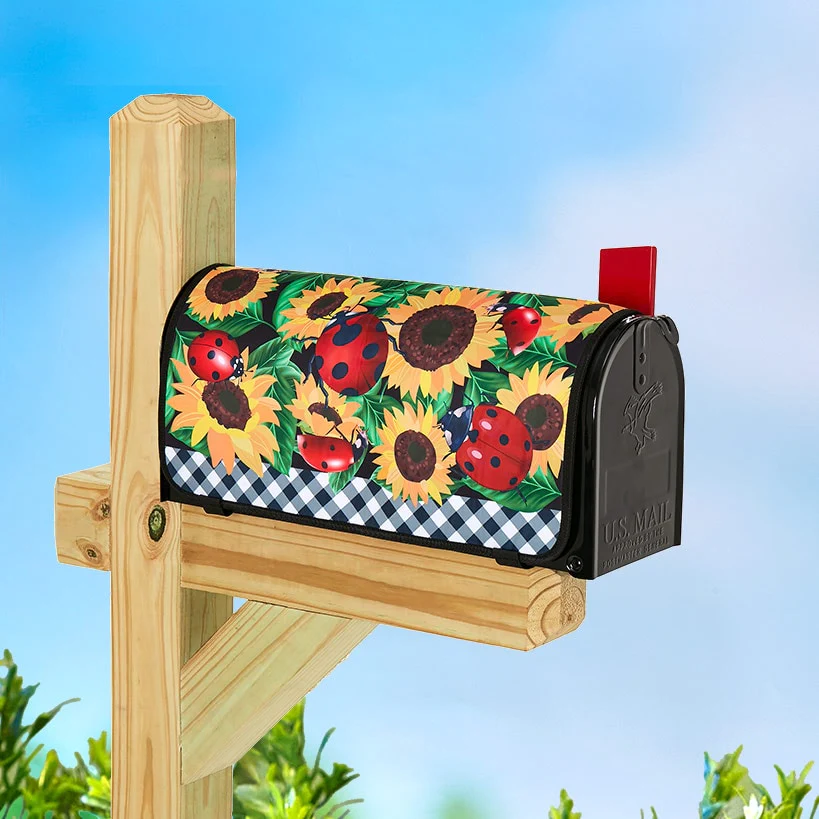 Seasonal Spring Ladybug or Butterfly Mailbox Cover - Image 3
