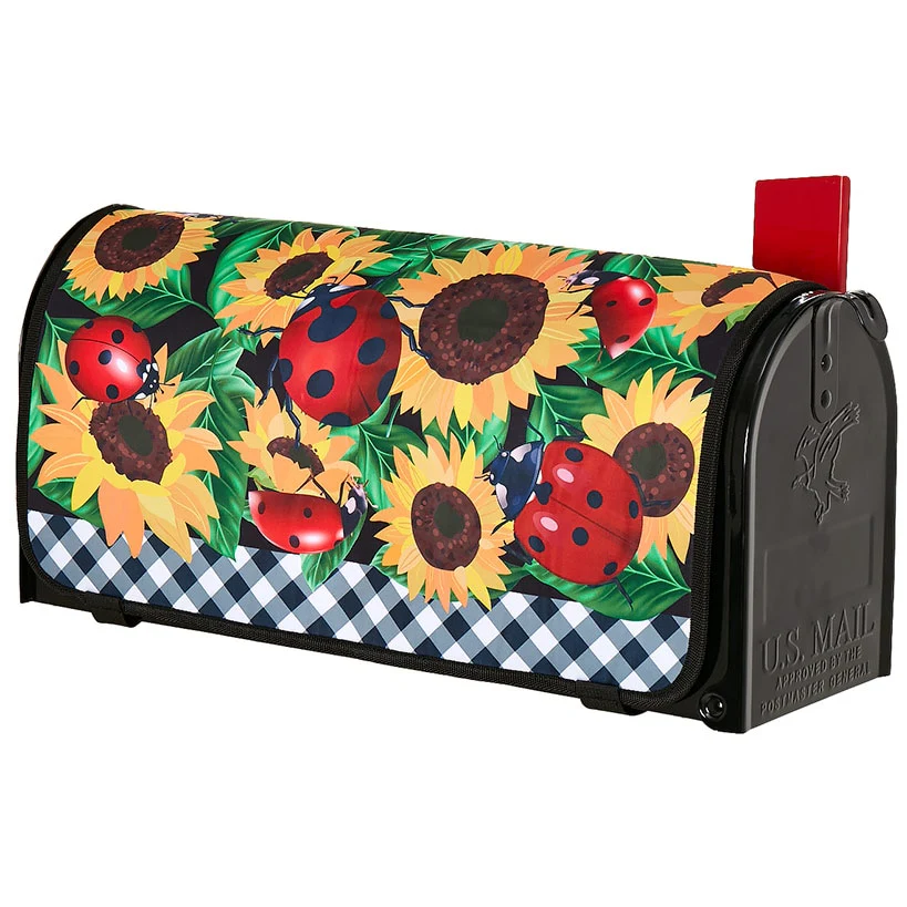 Seasonal Spring Ladybug or Butterfly Mailbox Cover - Image 5