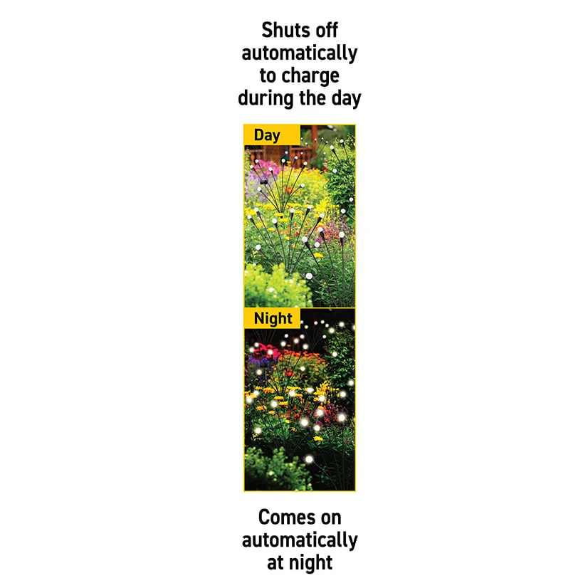 Sensor Brite® Solar Powered Adjustable Garden Firefly Lights-Set Of 2 - Image 7