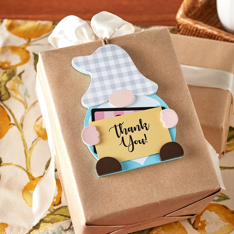 Sentiment Gnome Gift Card Holder