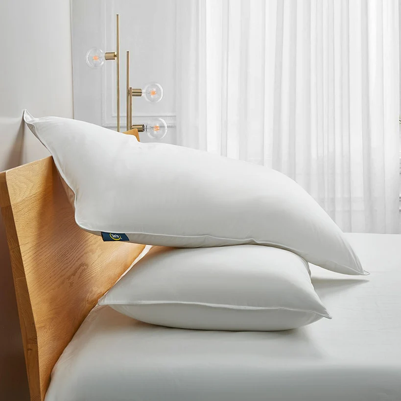 Serta White Goose Feather and Down Fiber Pillows 2-Pk. - Image 8