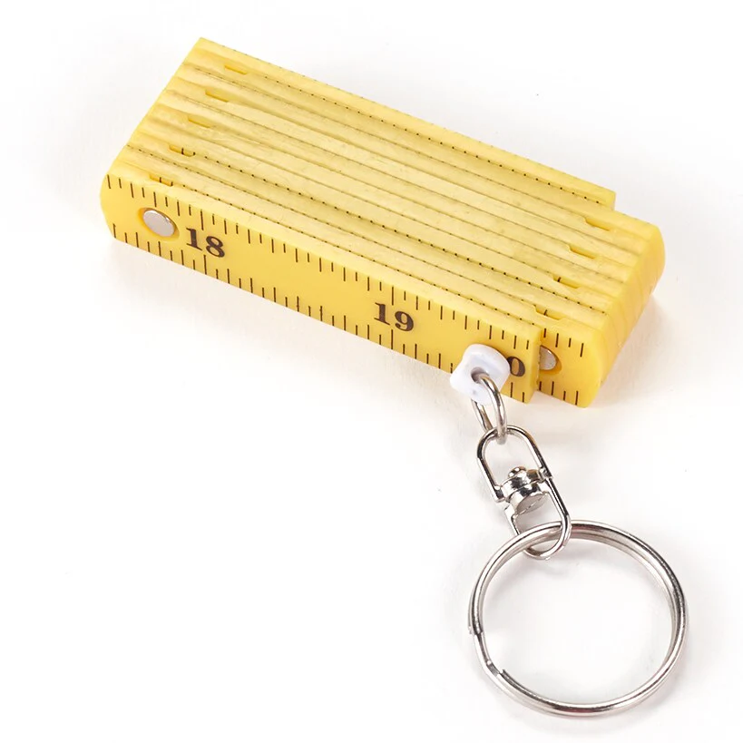 Set of 2 Mini Fold-Up Keychain Rulers - Image 2