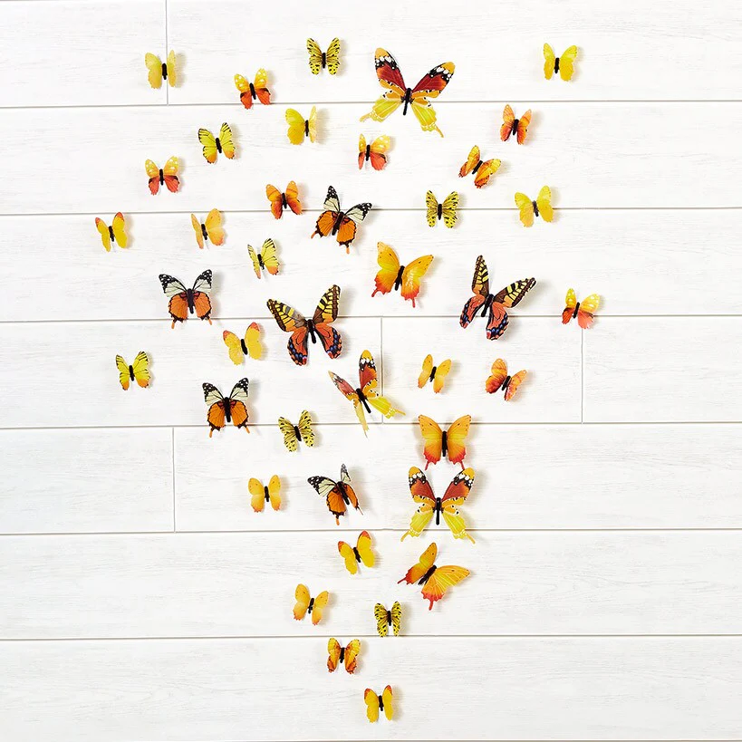 Set of 24 Glow-in-the-Dark Butterflies-Magical Wall Decorations - Image 3