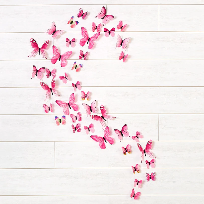 Set of 24 Glow-in-the-Dark Butterflies-Magical Wall Decorations - Image 5