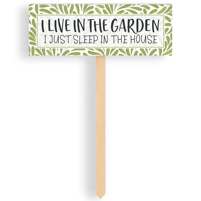 Set of 3 Fun Garden Signs with Sayings for Planters and Beds - Image 3