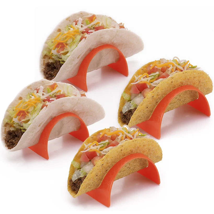 Set of 4 Taco Stands for Soft- and Hard-Shell Tacos - Image 3
