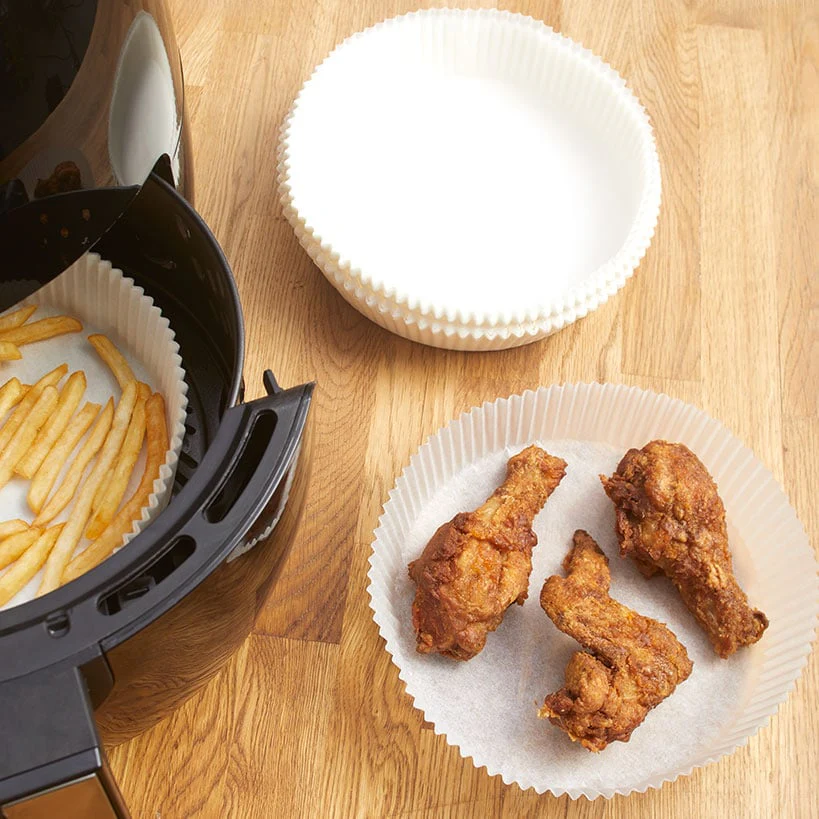 Set of 50 Air Fryer Parchment Paper Liners