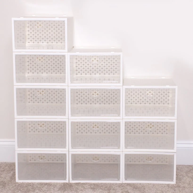 Shoe Butler™ Stackable Shoe Storage - Set of 4 for Protection, Organization - Image 9
