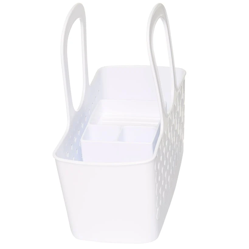 Shower Caddy Tote with Dividers and Handle - Image 3