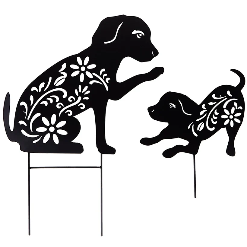 Silhouette Animal Stake Cat or Dog - Image 4