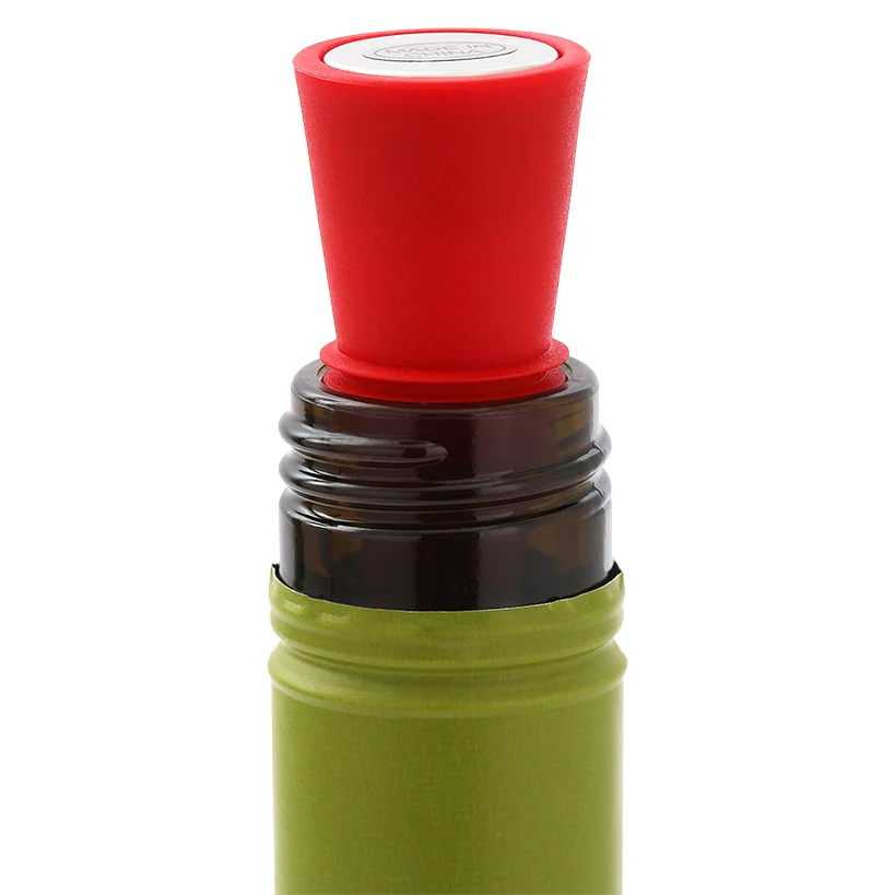 Silicone Wine Bottle Stoppers Set of 4 - Image 2