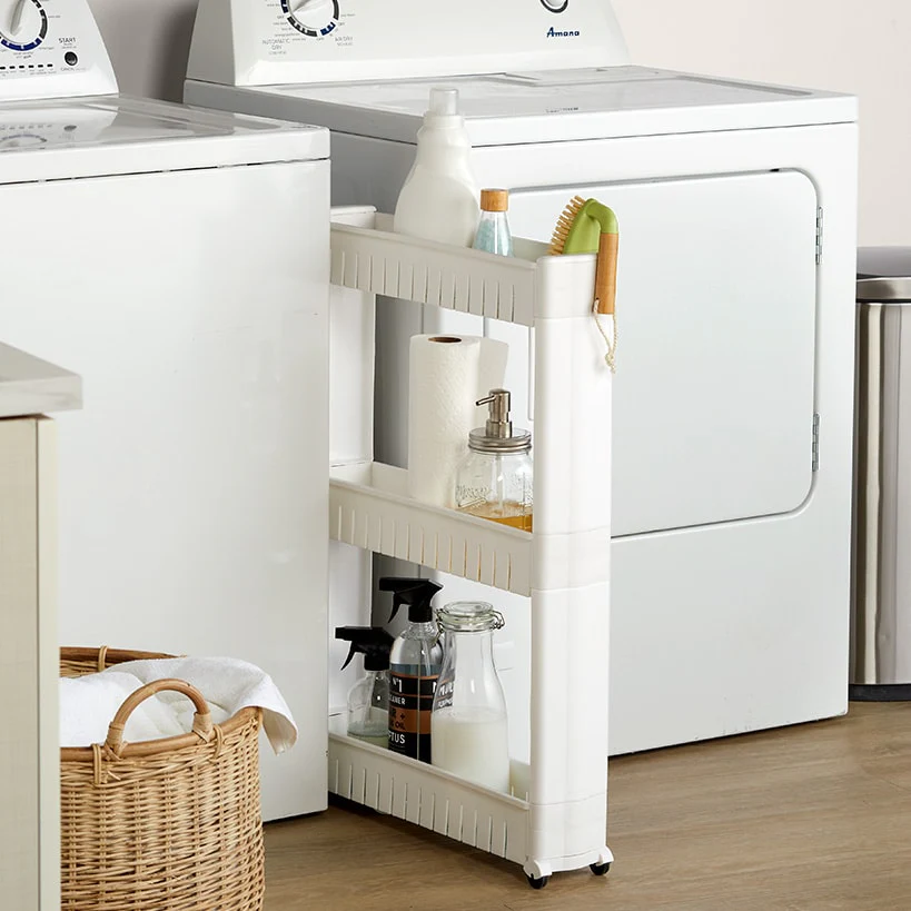 Slim Storage Cart with Wheels - 3-Tier - Image 3