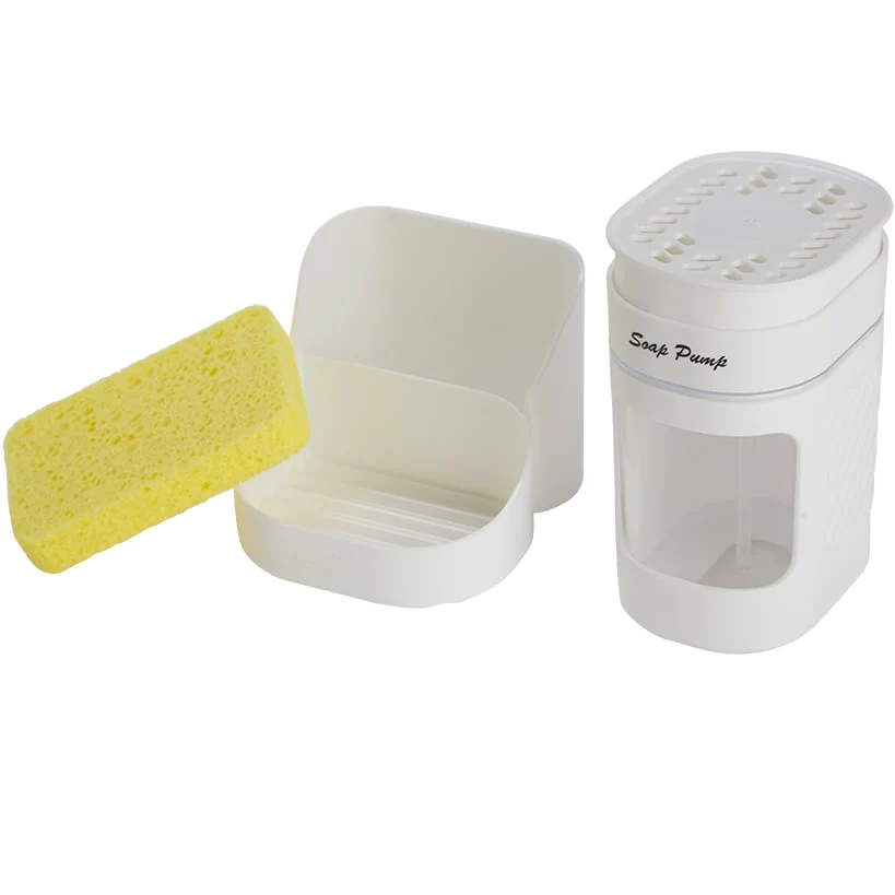 Soap Pump with Sponge and Sponge Holder