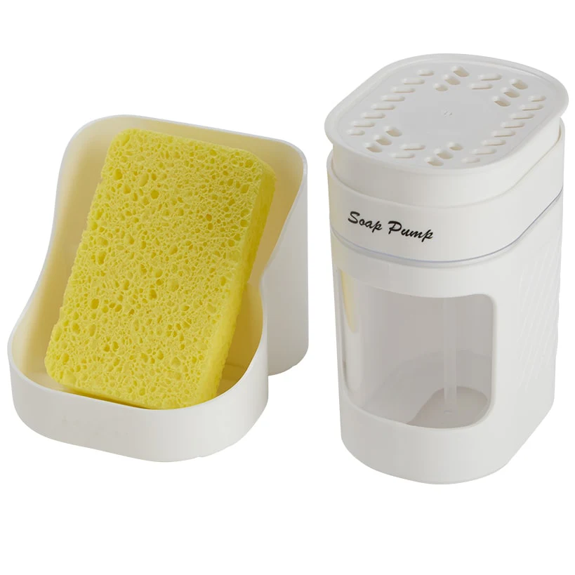 Soap Pump with Sponge and Sponge Holder - Image 2