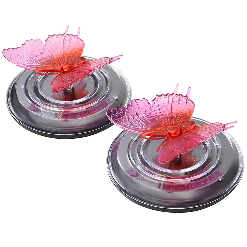 Solar Floating Color-Changing Lights - Butterfly or Dragonfly Set of 2 - Image 4