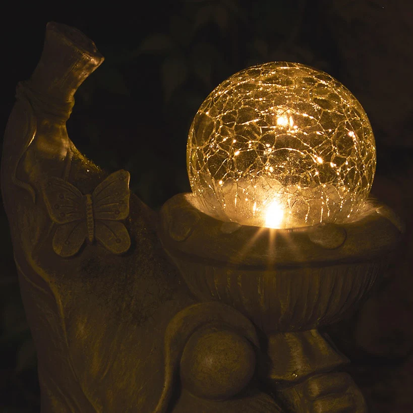 Solar Gnome Garden Statue - Image 5