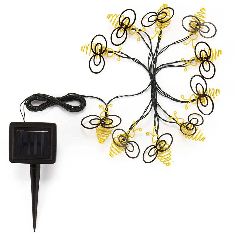 Solar Ladybug String Lights - Image 7