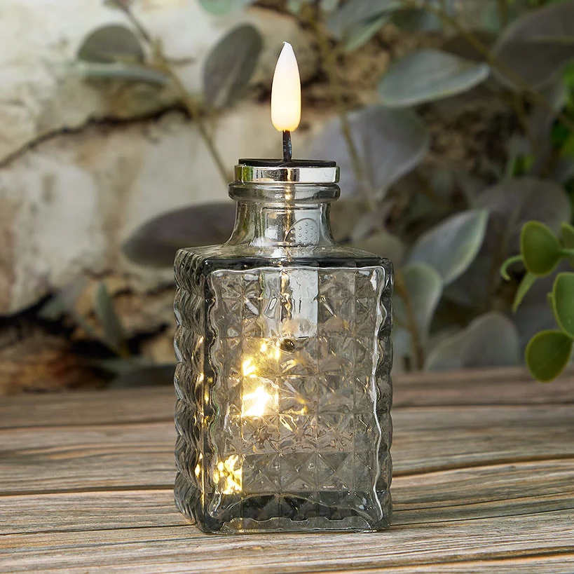 Solar LED Bitters Glass Aux Candle Light - Image 4