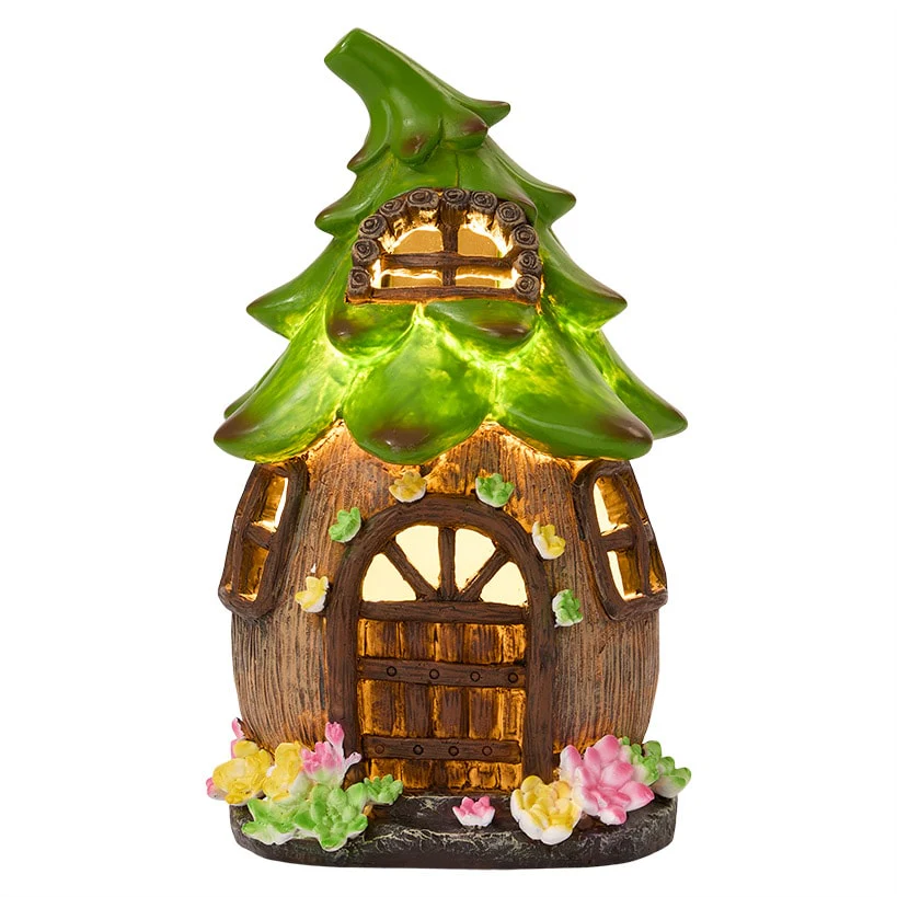 Solar Lighted Fairy House - Image 3
