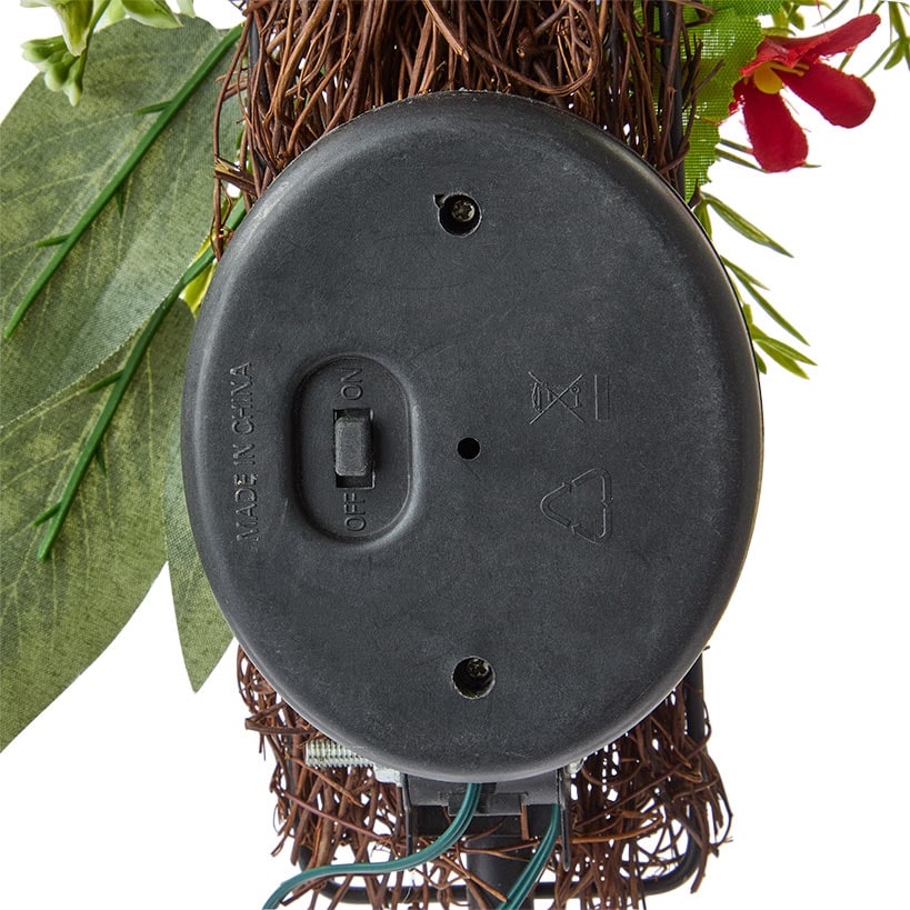 Solar Lighted Flower Garden Cross Stake - Image 3