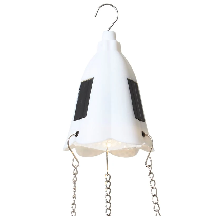 Solar Lighted Hanging Basket Planter - Image 5