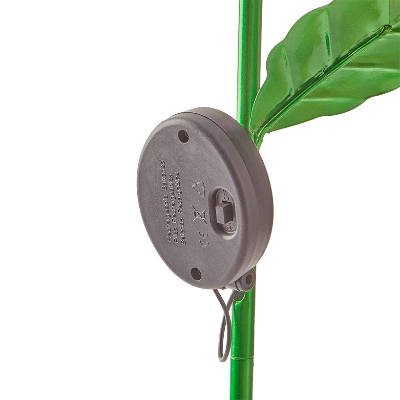 Solar Powered Floral Garden Stake Pansy or Sunflower - Image 3