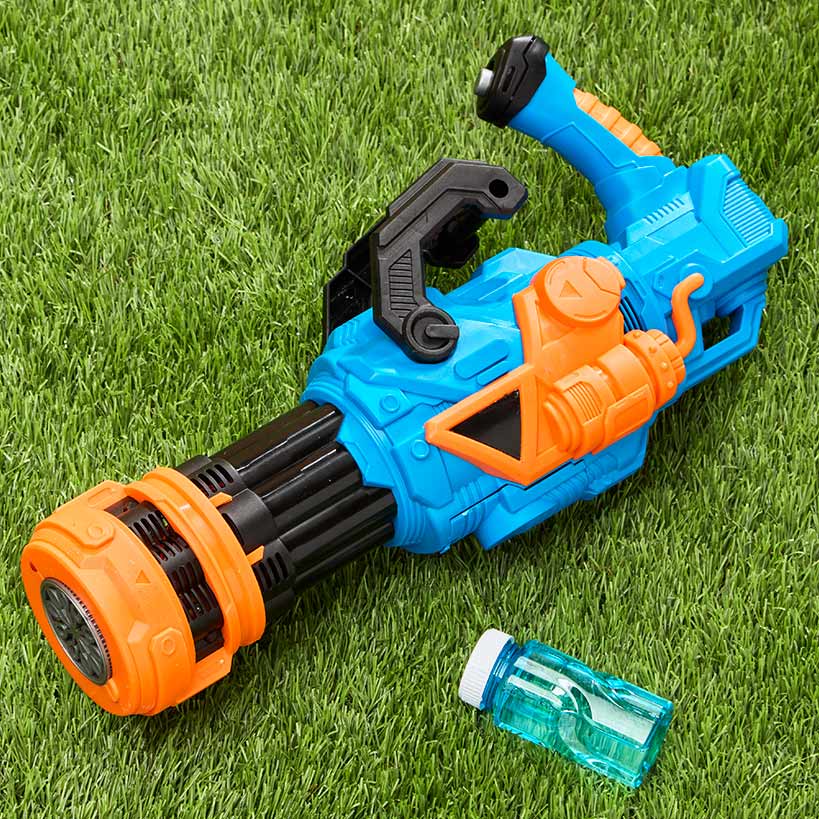 Space Armor Gatling Electric Bubble Machine with Lights and Sound - Image 4
