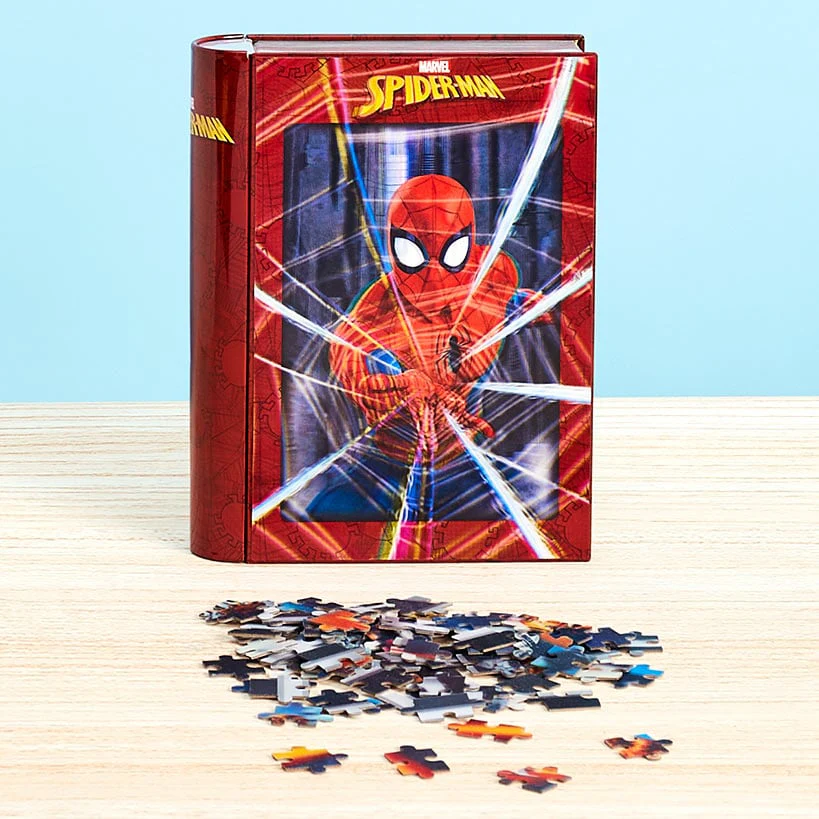 Spider-Man or Mandalorian Licensed 300-Pc. Puzzle in Book Tin - Image 4