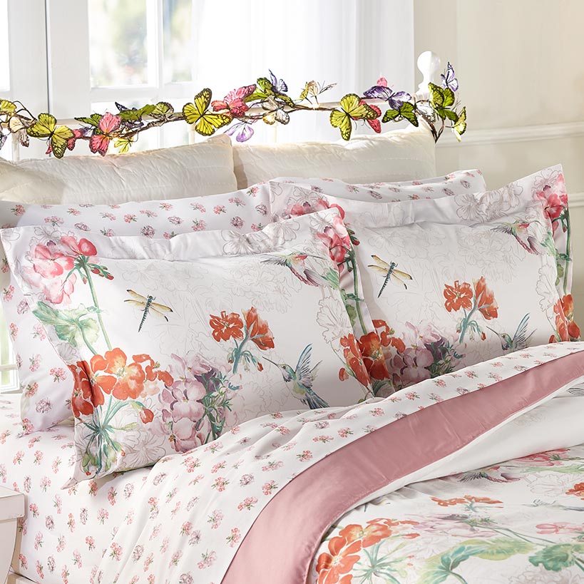 Spring Fever Floral Pillow Sham - Image 2
