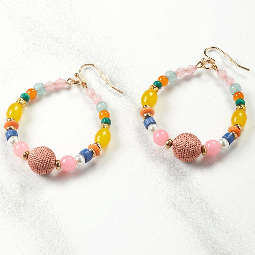 Spring Flower Beaded Jewelry