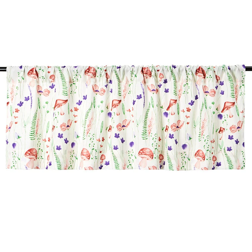 Spring Mushroom Shower Curtain, Bath Rug, Hand Towels, Valance or Hooks - Image 6