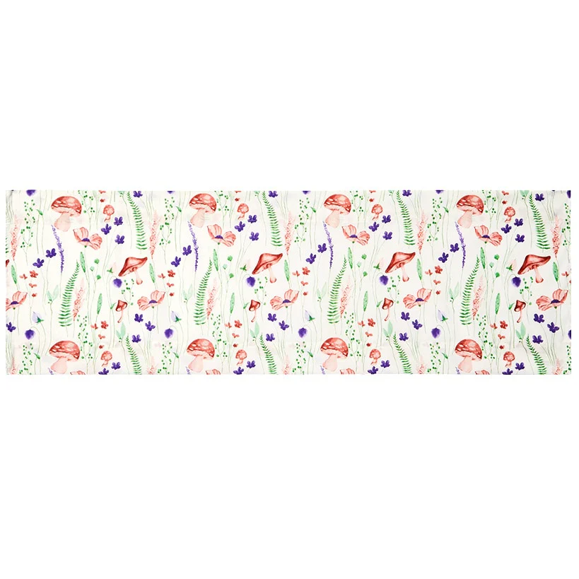 Spring Mushroom Shower Curtain, Bath Rug, Hand Towels, Valance or Hooks - Image 7