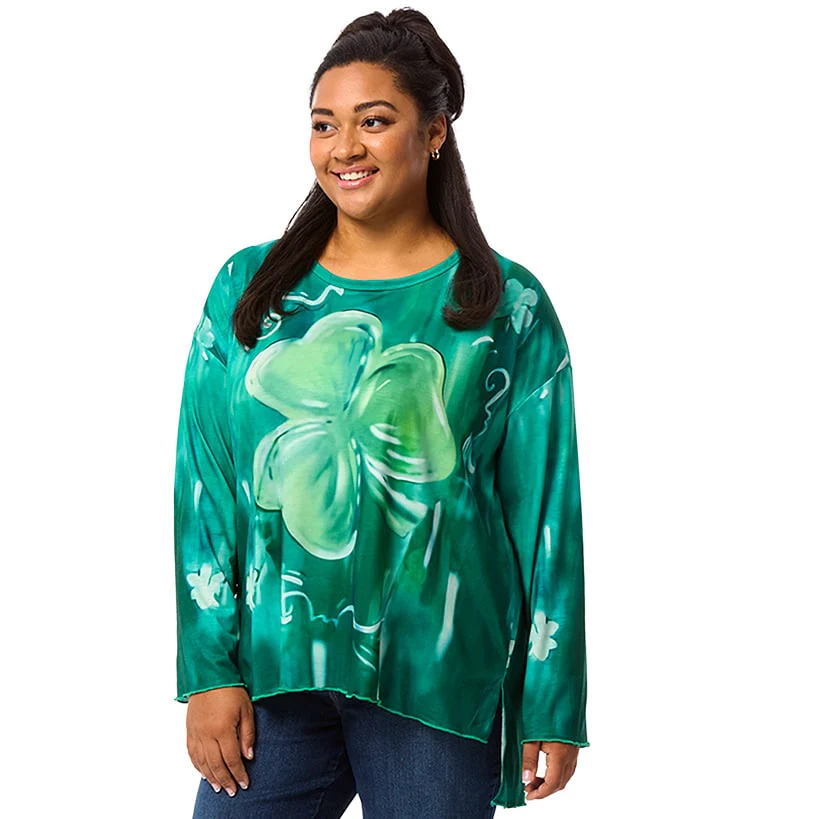St. Patrick's Day Long Sleeve Women's Top - Image 4