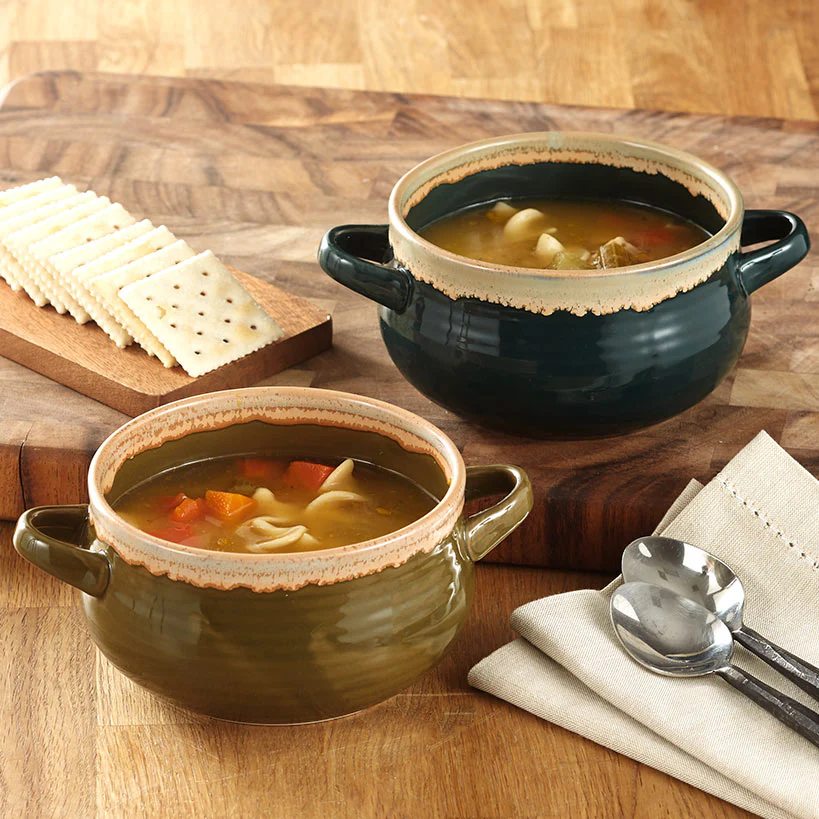 Stoneware Soup or Chili Bowls - Set of 2 - Image 3