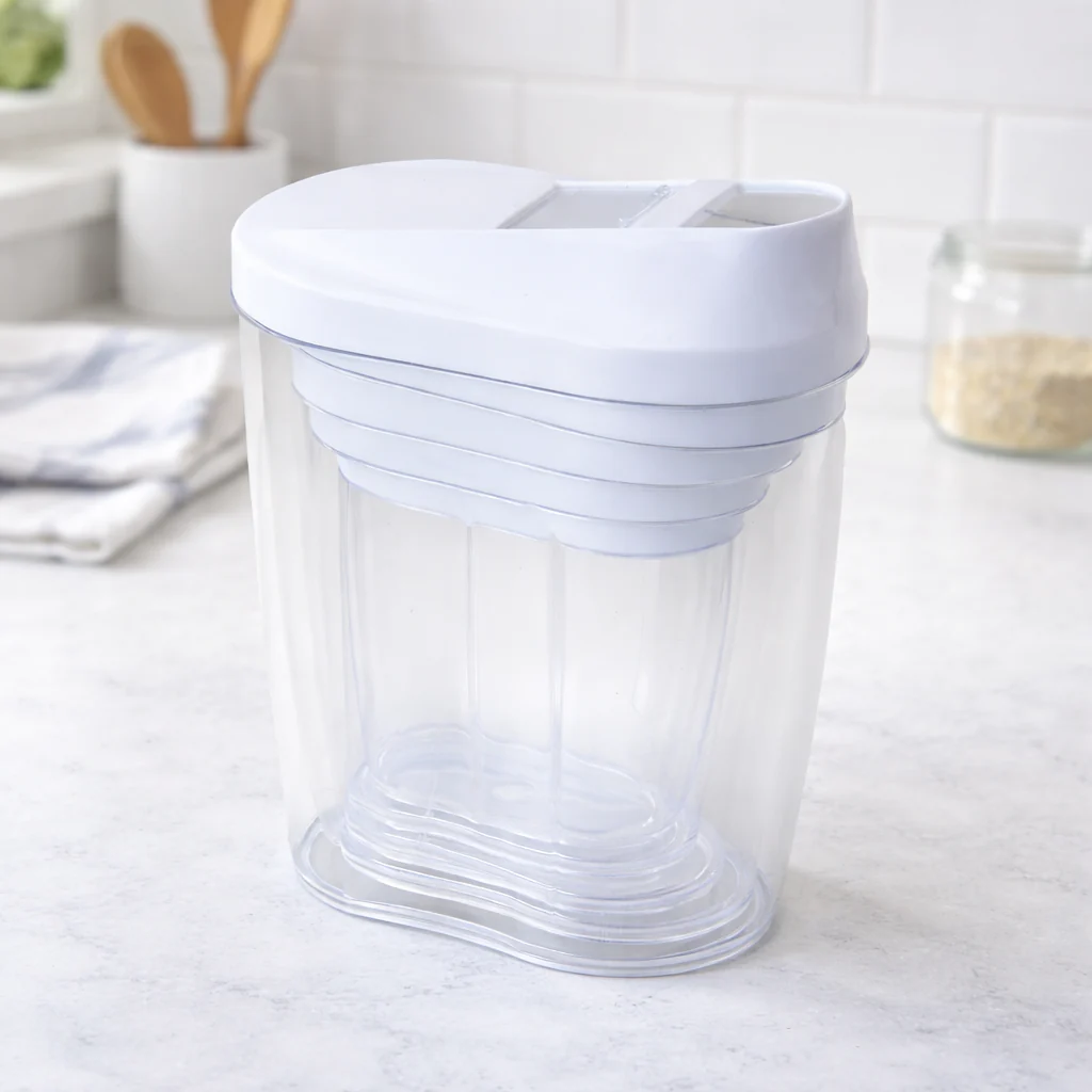 Store and Pour Clear Food Containers - Set of 5 - Image 2